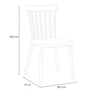 Pack 4 sillas comedor NAOMI