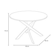 Mesa redonda industrial BLAKE