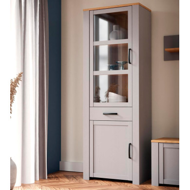 Vitrina alta 1 puerta ODIN