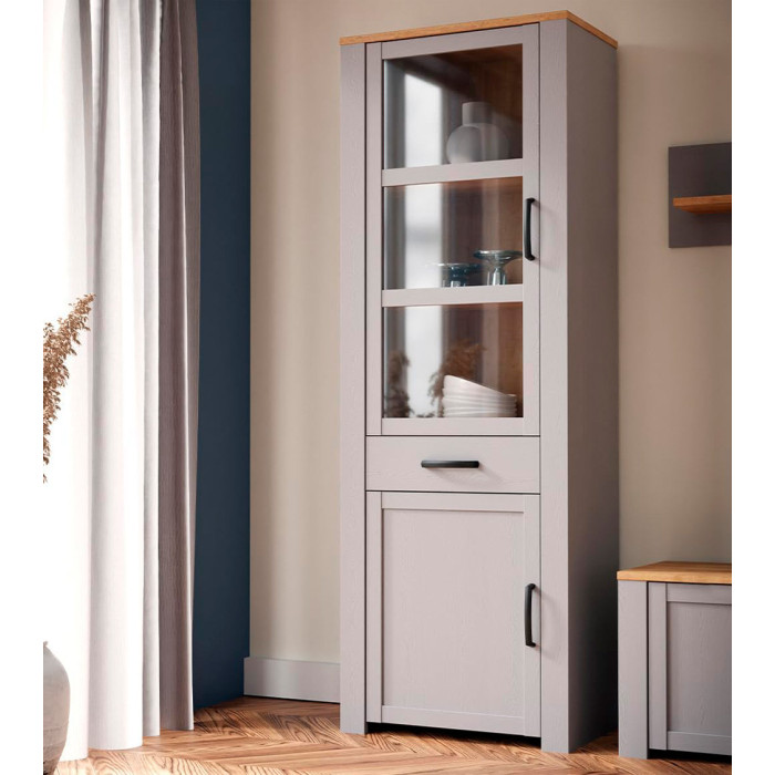 Vitrina alta 1 puerta ODIN