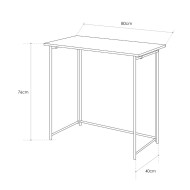 Mesa escritorio plegable LEIRE - Mesa de trabajo Mesa escritorio plegable LEIRE - Mesa de trabajo