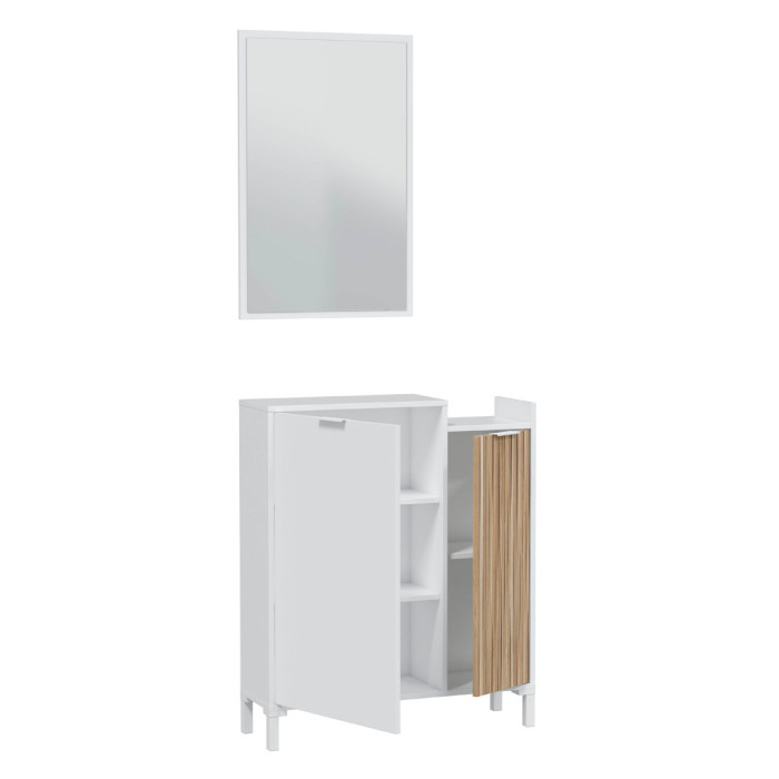 Mueble recibidor con espejo EDITH