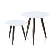 Set 2 mesitas auxiliares redondas DANDI