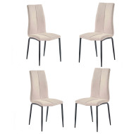 Pack 4 sillas tapizadas INGRID