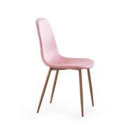 Sillas de comedor de terciopelo SWEDEN - Pack 4 Uds.