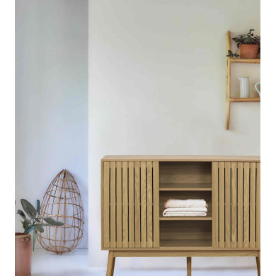 Mueble aparador 115 cm fresno KAEDE I Home Heavenly Mueble aparador 115 cm fresno KAEDE I Home Heavenly
