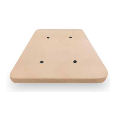 Base tapizada MALLA 3D traspirable y ultrarresistente en tejido beige para cama individual o de matrimonio. Base tapizada MALLA 3D traspirable y ultrarresistente en tejido beige para cama individual o de matrimonio.
