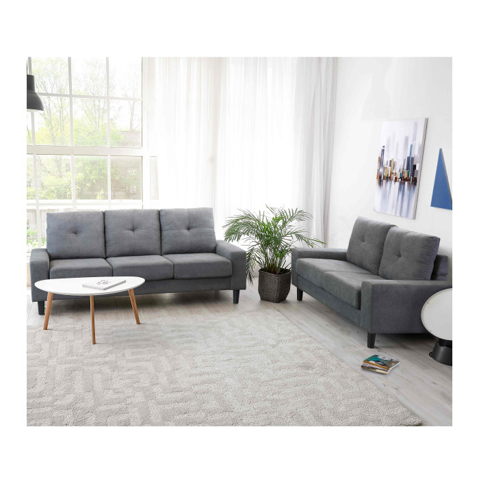 Sofá Nórdico 2 Plazas: Estilo y Confort para Espacios Acogedores