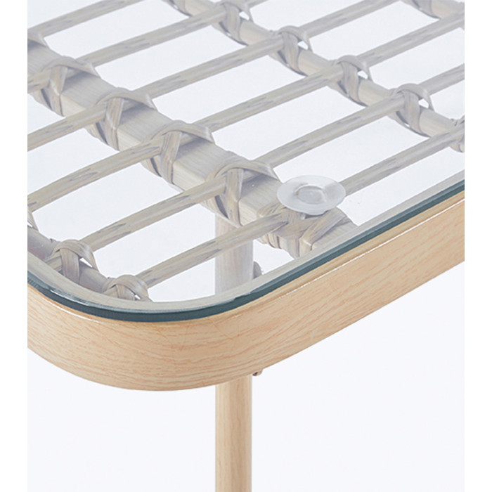 Conjunto de Jardín Bulan 4 Piezas de ratan