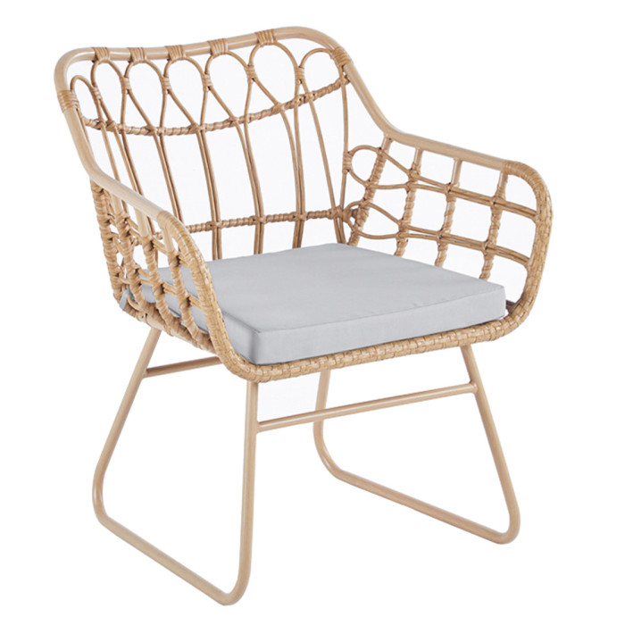 Conjunto de Jardín Bulan 4 Piezas de ratan