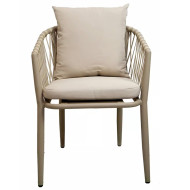 Pack de 4 Sillones Breza color arena