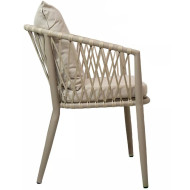 Pack de 4 Sillones Breza color arena