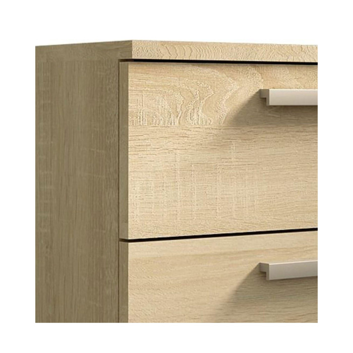 Mesita de noche CUBE 3 – Mesilla de 3 cajones moderna