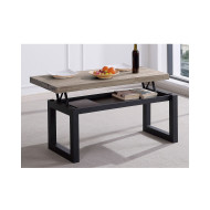 Mesa de centro elevable DAREK, madera industrial