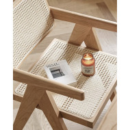 Silla Mamba pack de 2 sillas retro en madera y ratán