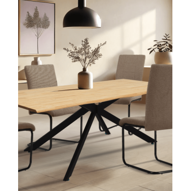 Mesa de Comedor Fraga en Roble Natural.