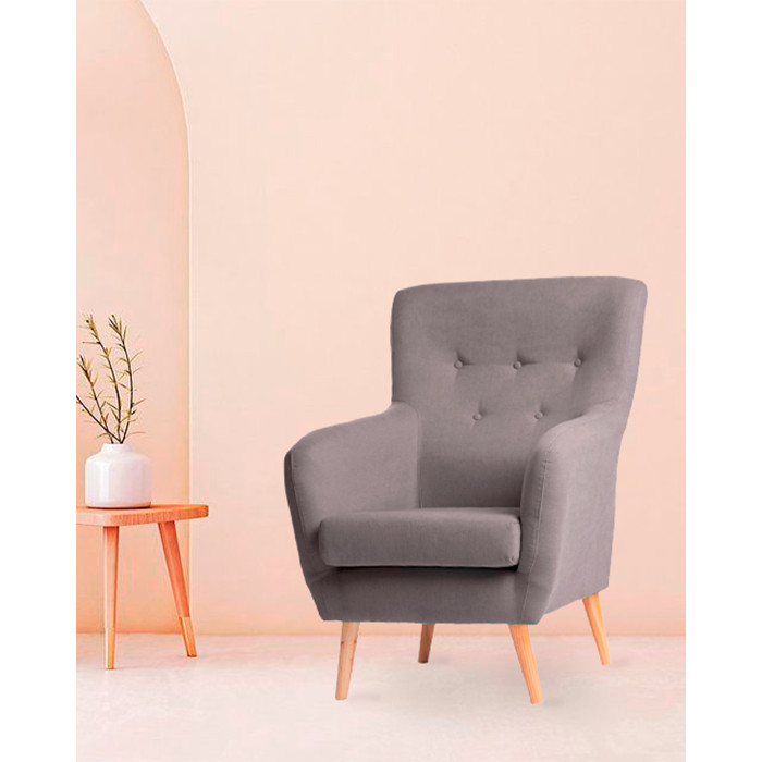 Butaca nórdica tapizada WENDY Butaca nórdica tapizada WENDY
