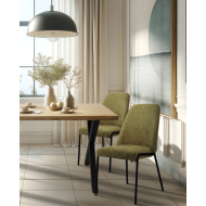 Mesa comedor Ciudadela de madera natural maciza