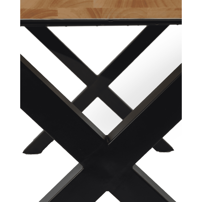 Mesa comedor Ciudadela de madera natural maciza