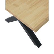 Mesa comedor Ciudadela de madera natural maciza