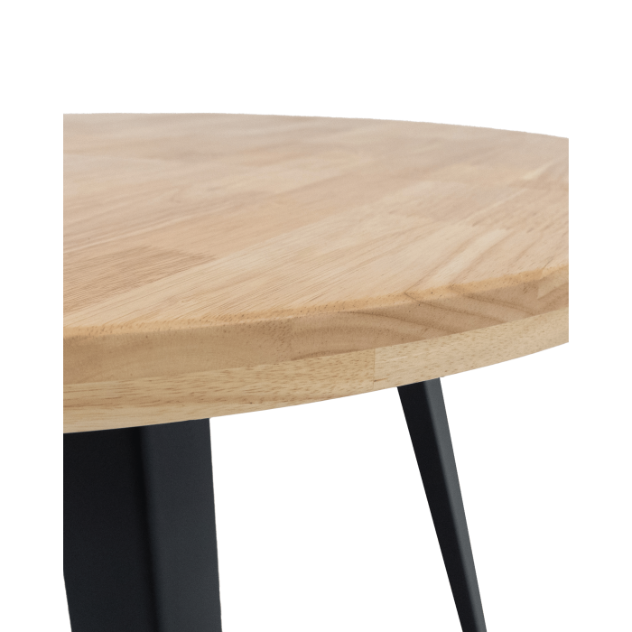 Mesa comedor redonda extensible industrial BERGI