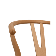 Pack de 2 Sillas Otti de Madera Natural con Asiento Trenzado - Estilo Nórdico