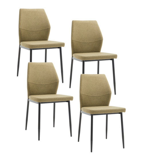 Sillas Nobles - Pack de 4 sillas modernas y cómodas para comedor