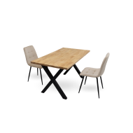Mesa de comedor Bilbao - patas en X 4 – 6 comensales