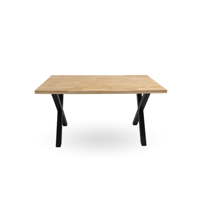 Mesa de comedor Bilbao - patas en X 4 – 6 comensales