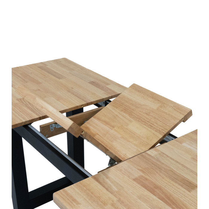 Mesa de comedor extensible de roble Versus