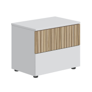 Mesita de Noche Edith - Compacta, elegante y funcional