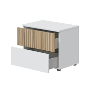 Mesita de Noche Edith - Compacta, elegante y funcional