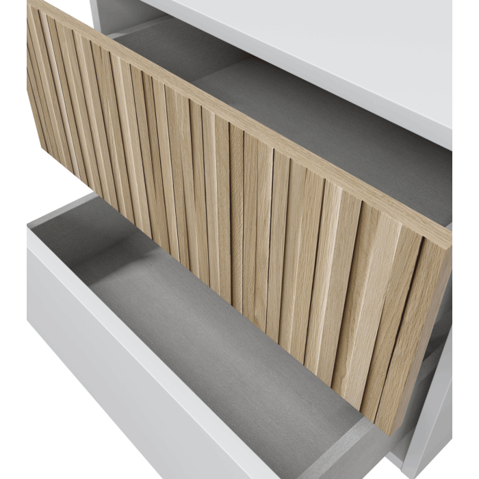 Mesita de Noche Edith - Compacta, elegante y funcional