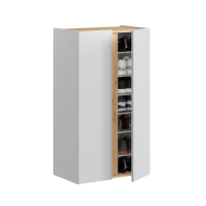 Zapatero Ébano 2 puertas 6 baldas - Organización y estilo para tu hogar