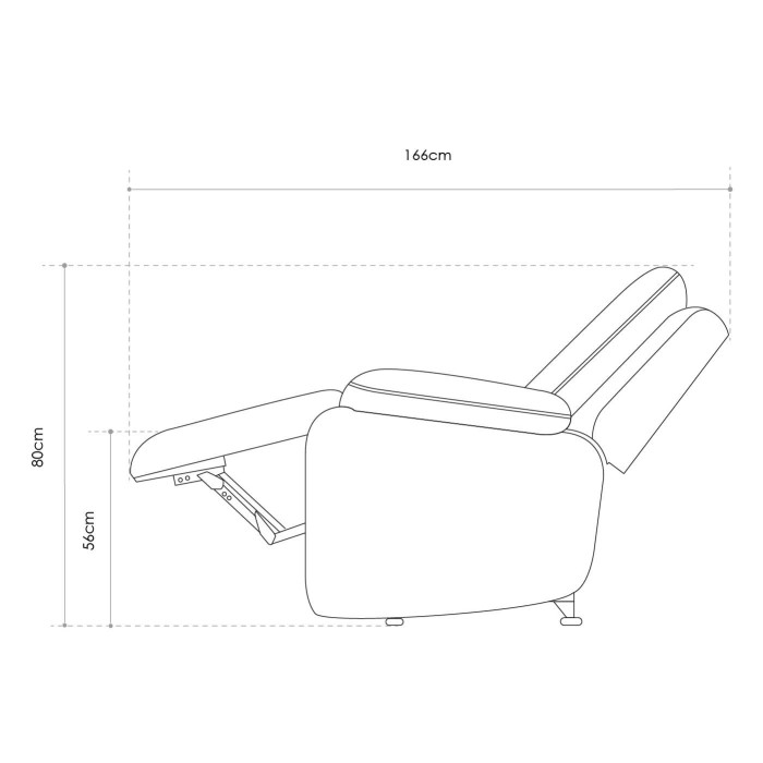 Sofá relax 3 plazas REIMON, sofá reclinable