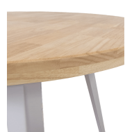 Mesa comedor redonda extensible industrial BERGI