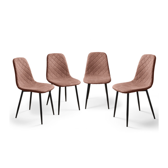 Pack de 4 Sillas de Comedor Suiz - Diseño Moderno y Elegante