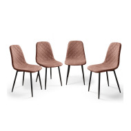 Pack de 4 Sillas de Comedor Suiz - Diseño Moderno y Elegante