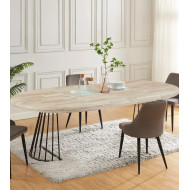 Mesa de comedor redonda extensible Jail – Diseño moderno y práctico