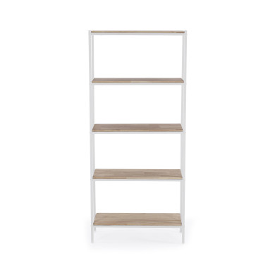 Estantería Basic – Diseño moderno con estructura metálica y madera de roble