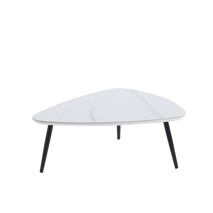 Mesa de centro Island – Juego de 2 mesas nido con acabado cerámico