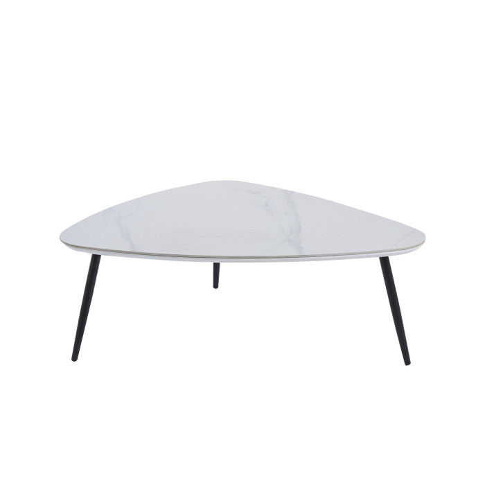 Mesa de centro Island – Juego de 2 mesas nido con acabado cerámico