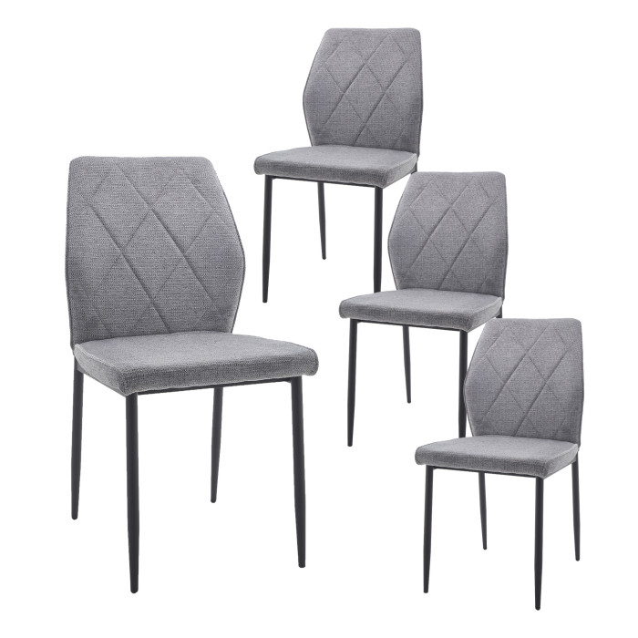Pack de 4 Sillas de Comedor Patrice - Elegancia y Comodidad