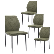 Pack de 4 Sillas de Comedor Patrice - Elegancia y Comodidad
