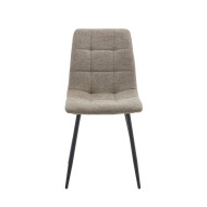 Pack de 4 sillas de comedor de terciopelo ASTRID