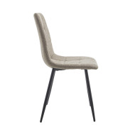 Pack de 4 sillas de comedor de terciopelo ASTRID