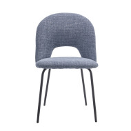 Sillas de comedor CECILE – Pack 4 uds. | Diseño elegante y tapizado cómodo