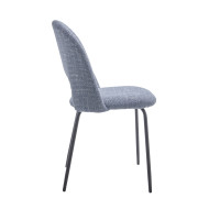 Sillas de comedor CECILE – Pack 4 uds. | Diseño elegante y tapizado cómodo