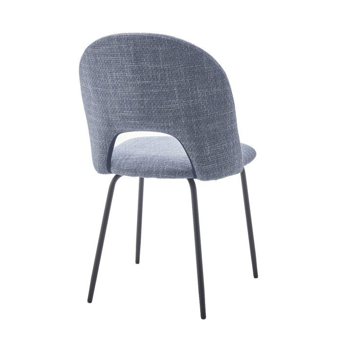 Sillas de comedor CECILE – Pack 4 uds. | Diseño elegante y tapizado cómodo