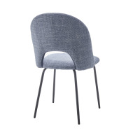 Sillas de comedor CECILE – Pack 4 uds. | Diseño elegante y tapizado cómodo